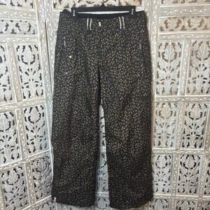 Bonfire Snowboarding Pants Chroma Floral Skiing Winter Classic Fit Womens SM/P